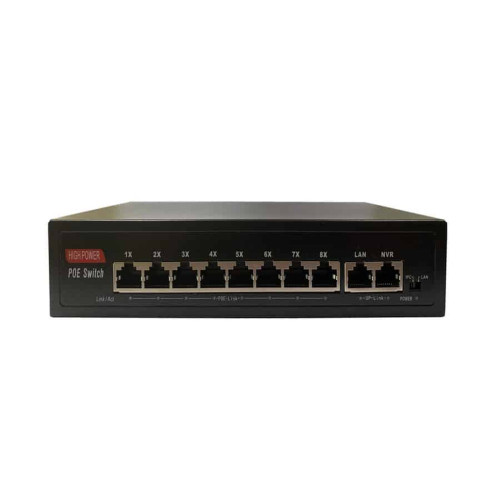 سوئیچ 8 پورت تحت شبکه IP/8+2