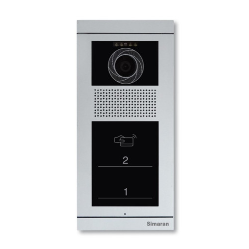 پنل تصویری دو واحدی Touch key کارتخوان سیماران مدل فرداد